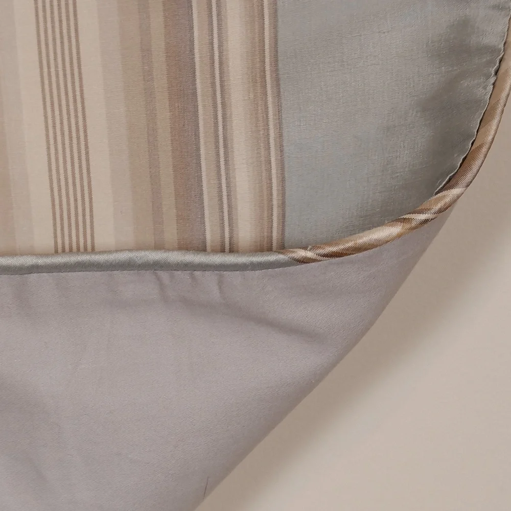 Pottery Barn Silk Stripe Euro Pillow Sham *PAIR*